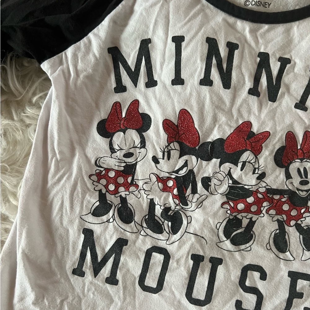 Girls long sleeve Minnie Mouse shirt